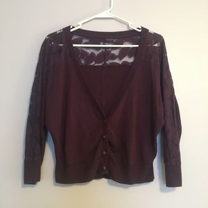 AE Lace Detailed Cardigan